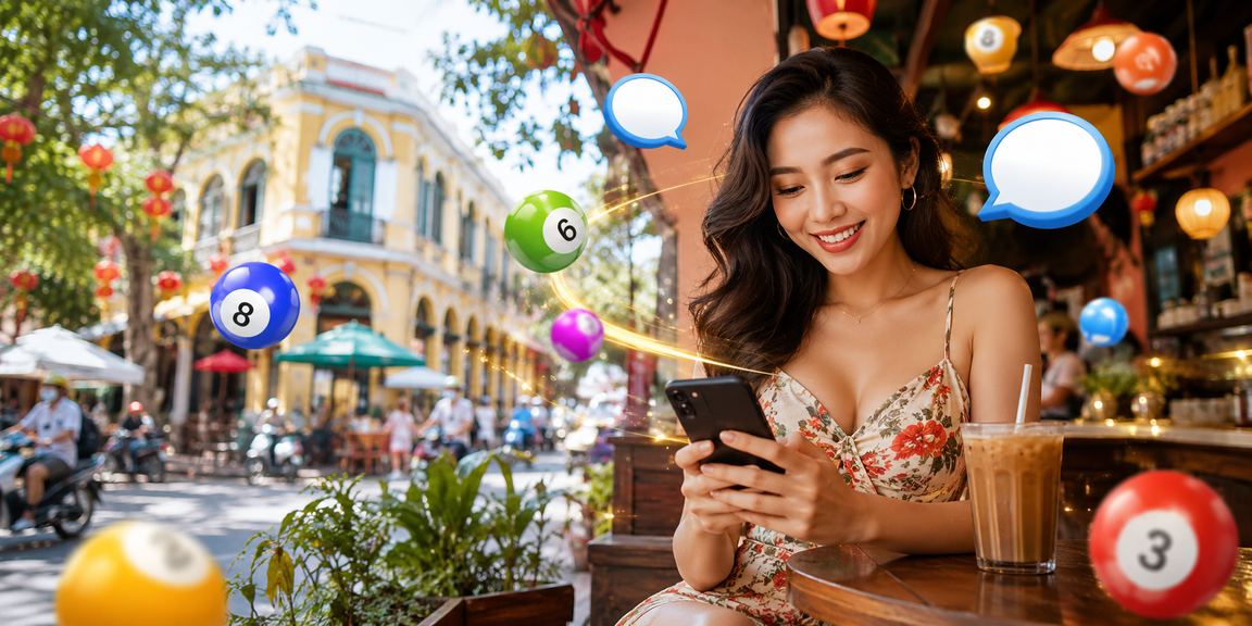 Người chơi tại TP. Hồ Chí Minh ngồi cà phê theo dõi kết quả cược và số dư tài khoản VIP