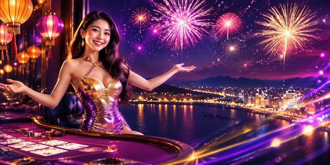 Không khí lãng mạn Hội An về đêm bên bàn Baccarat với đèn lồng rực rỡ